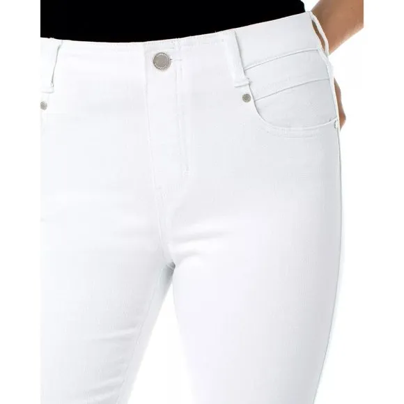 LIVERPOOL Los Angeles Gia Glider Ankle Jeans in White - NWT