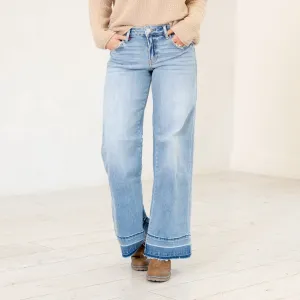 Lizette Mid Rise Wide Leg