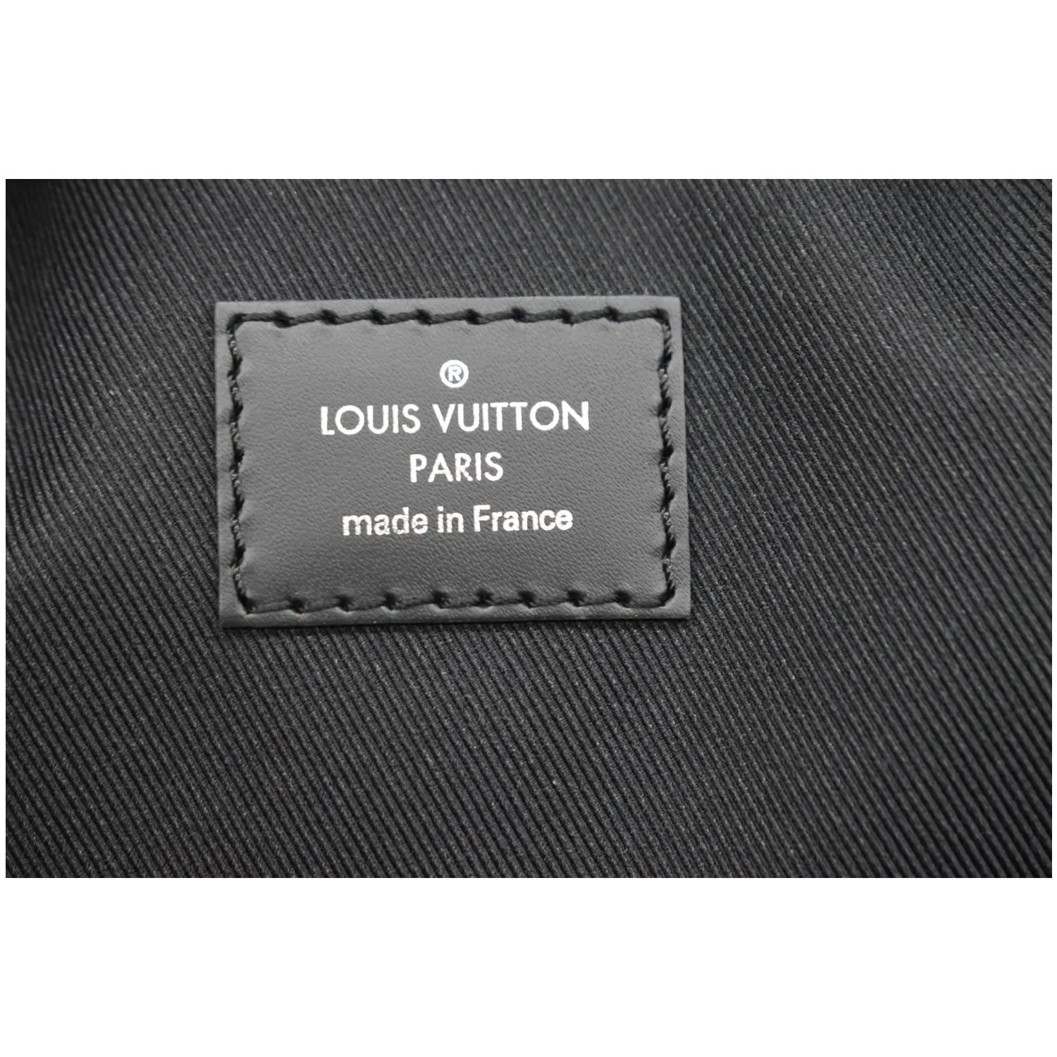 LOUIS VUITTON Michael Damier Graphite Canvas Backpack Bag Black