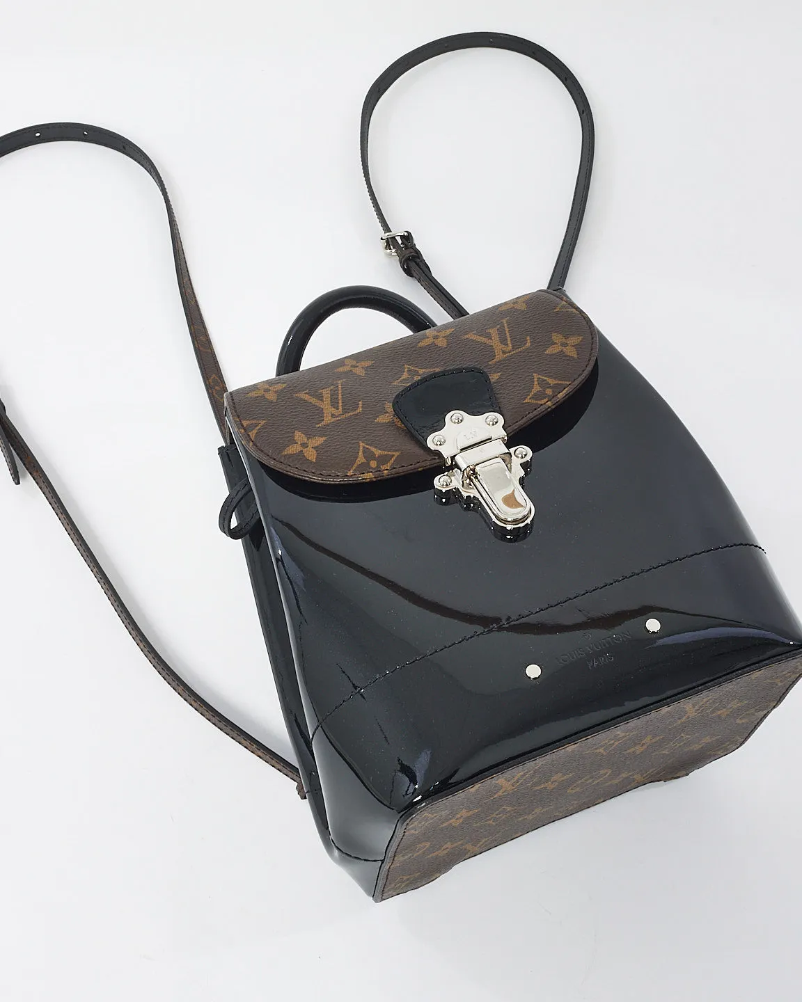 Louis Vuitton Monogram Canvas & Patent Leather Hot Springs Backpack