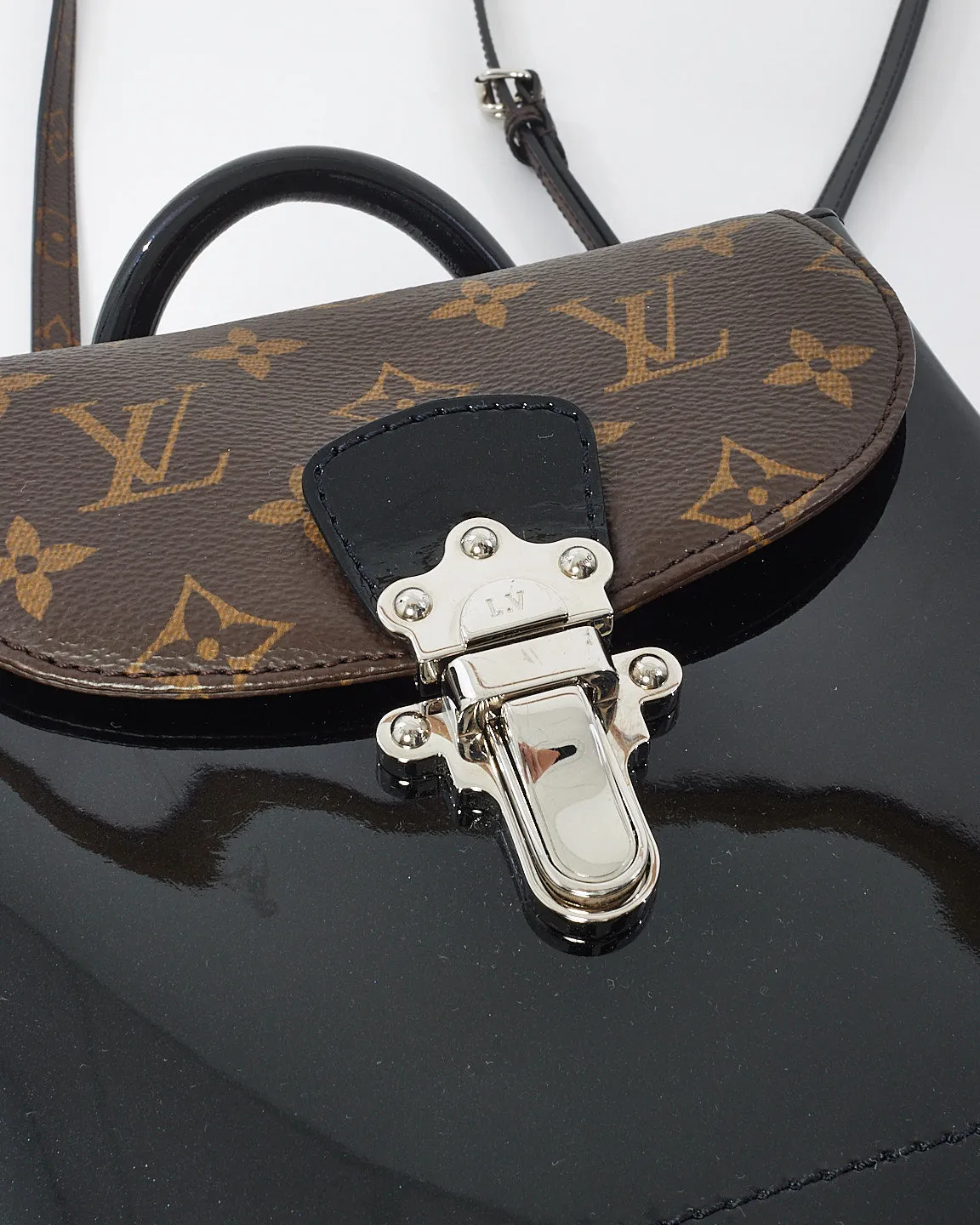 Louis Vuitton Monogram Canvas & Patent Leather Hot Springs Backpack