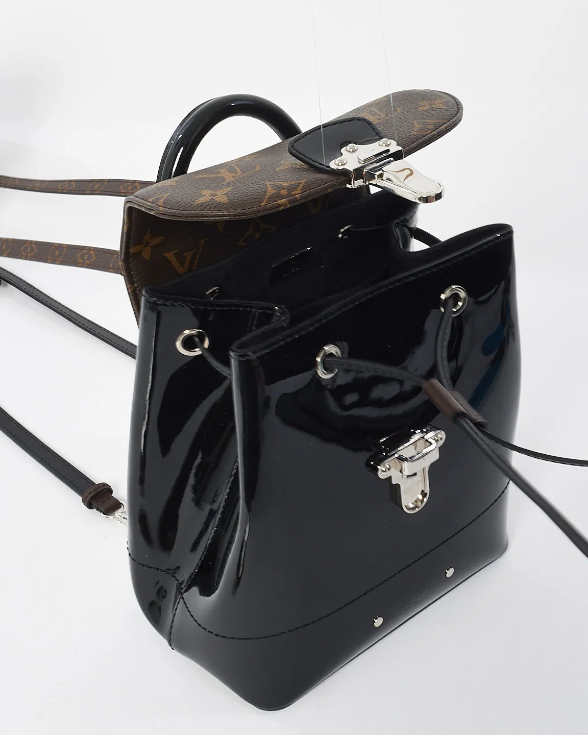 Louis Vuitton Monogram Canvas & Patent Leather Hot Springs Backpack