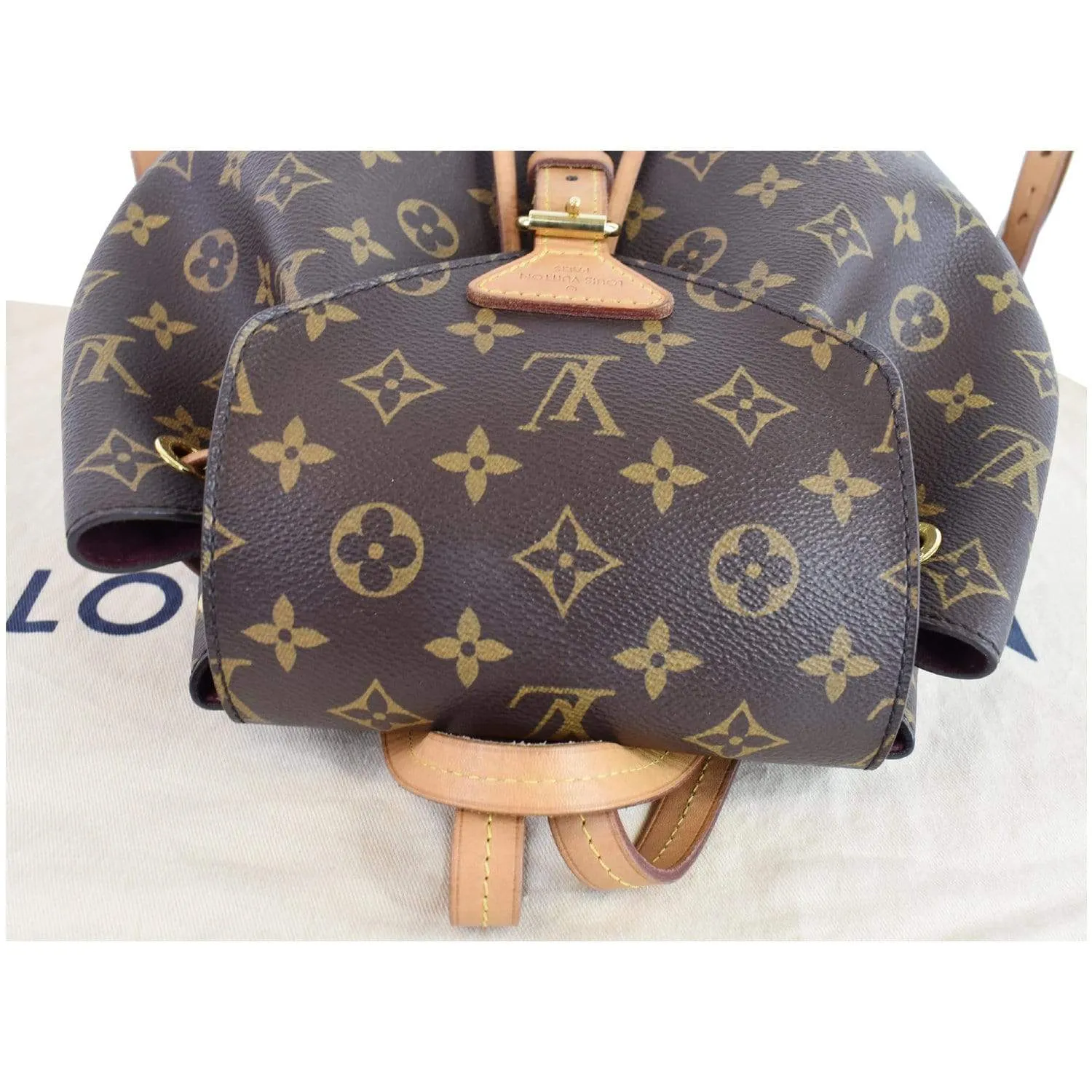 LOUIS VUITTON Montsouris NM Monogram Canvas Backpack Bag Brown - 15% OFF