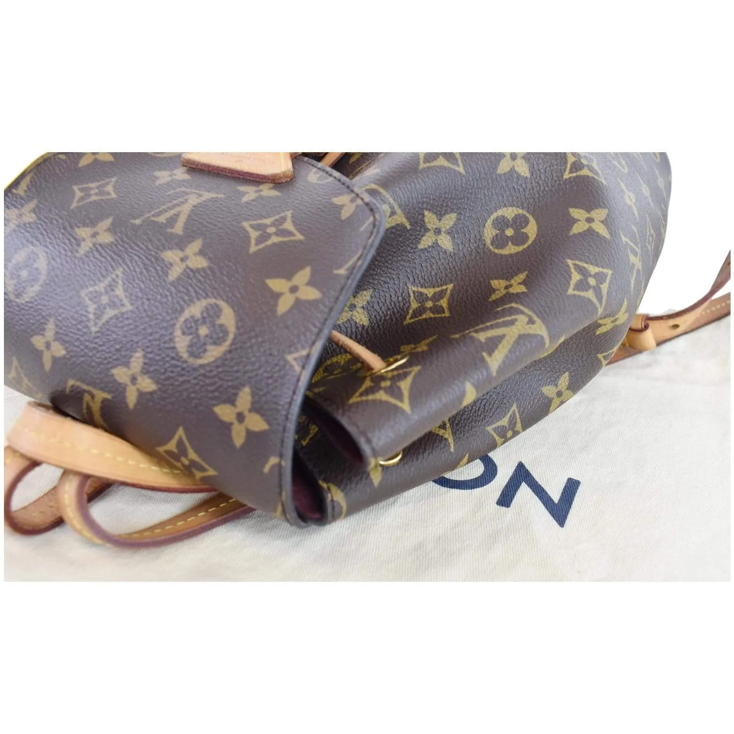 LOUIS VUITTON Montsouris NM Monogram Canvas Backpack Bag Brown - 15% OFF