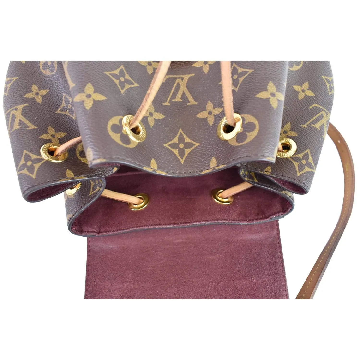 LOUIS VUITTON Montsouris NM Monogram Canvas Backpack Bag Brown - 15% OFF