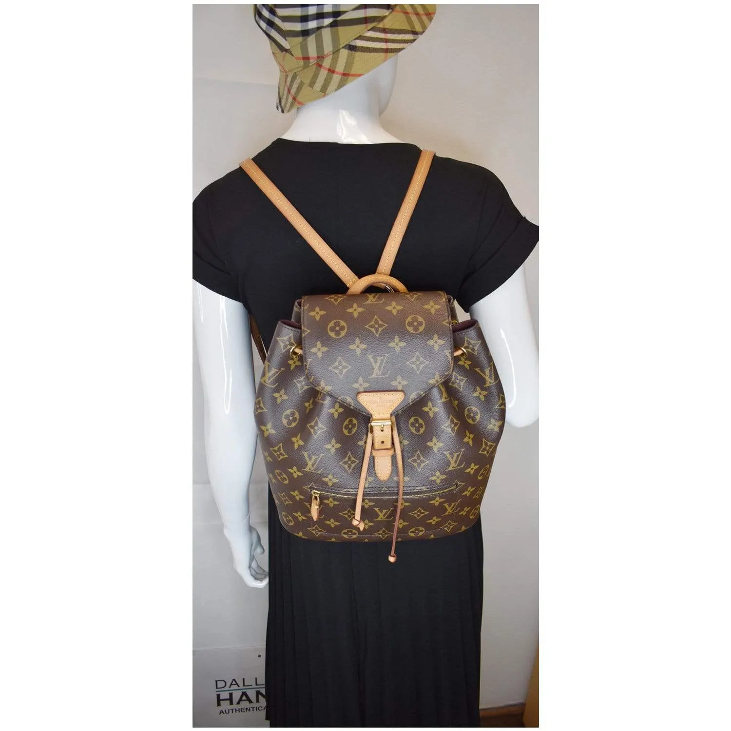 LOUIS VUITTON Montsouris NM Monogram Canvas Backpack Bag Brown - 15% OFF