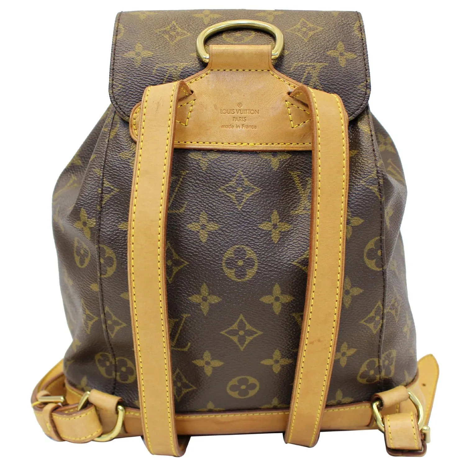 LOUIS VUITTON Montsouris PM Monogram Canvas Backpack Brown