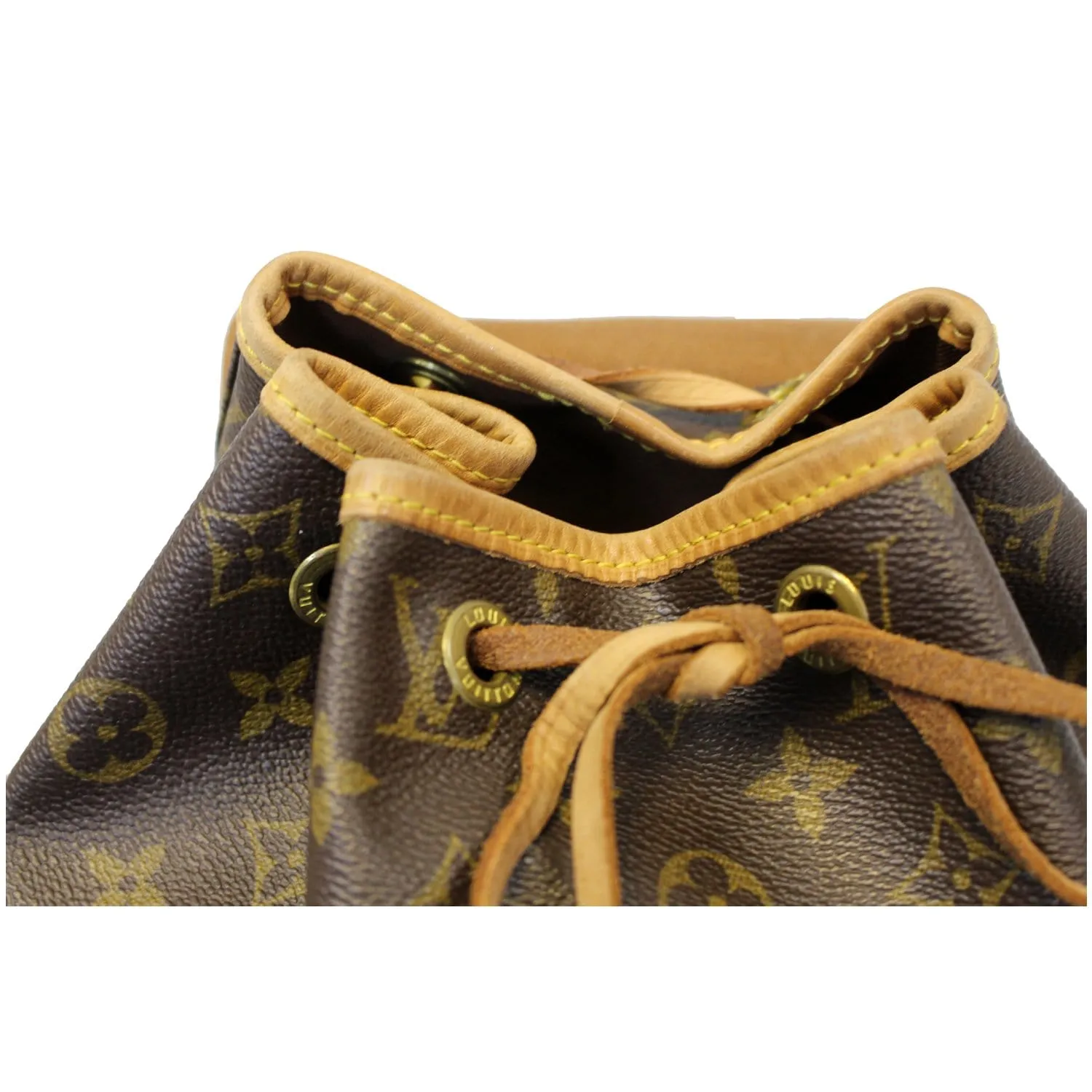 LOUIS VUITTON Montsouris PM Monogram Canvas Backpack Brown