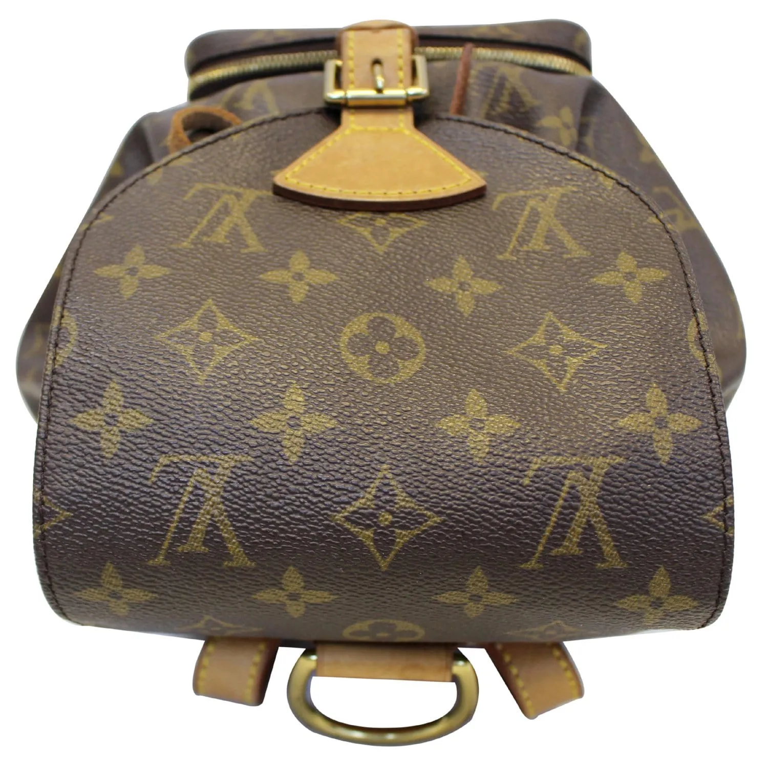 LOUIS VUITTON Montsouris PM Monogram Canvas Backpack Brown