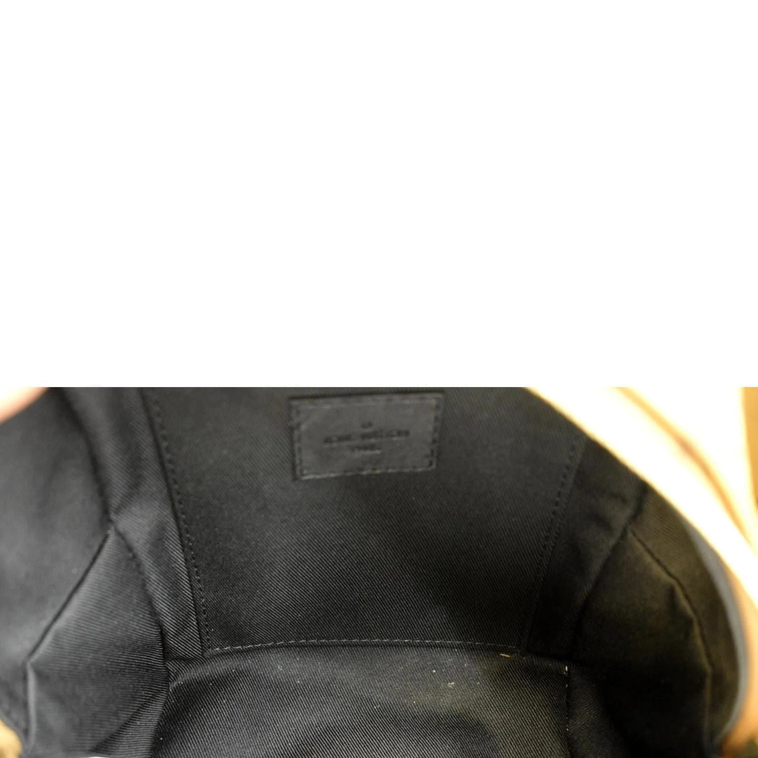LOUIS VUITTON Palm Springs Mini Monogram Reverse Canvas Backpack Bag Brown
