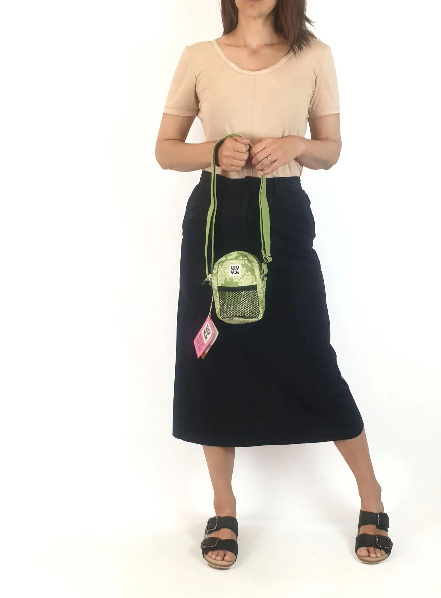 Lucy and Yak green mini bag (as new with tags)