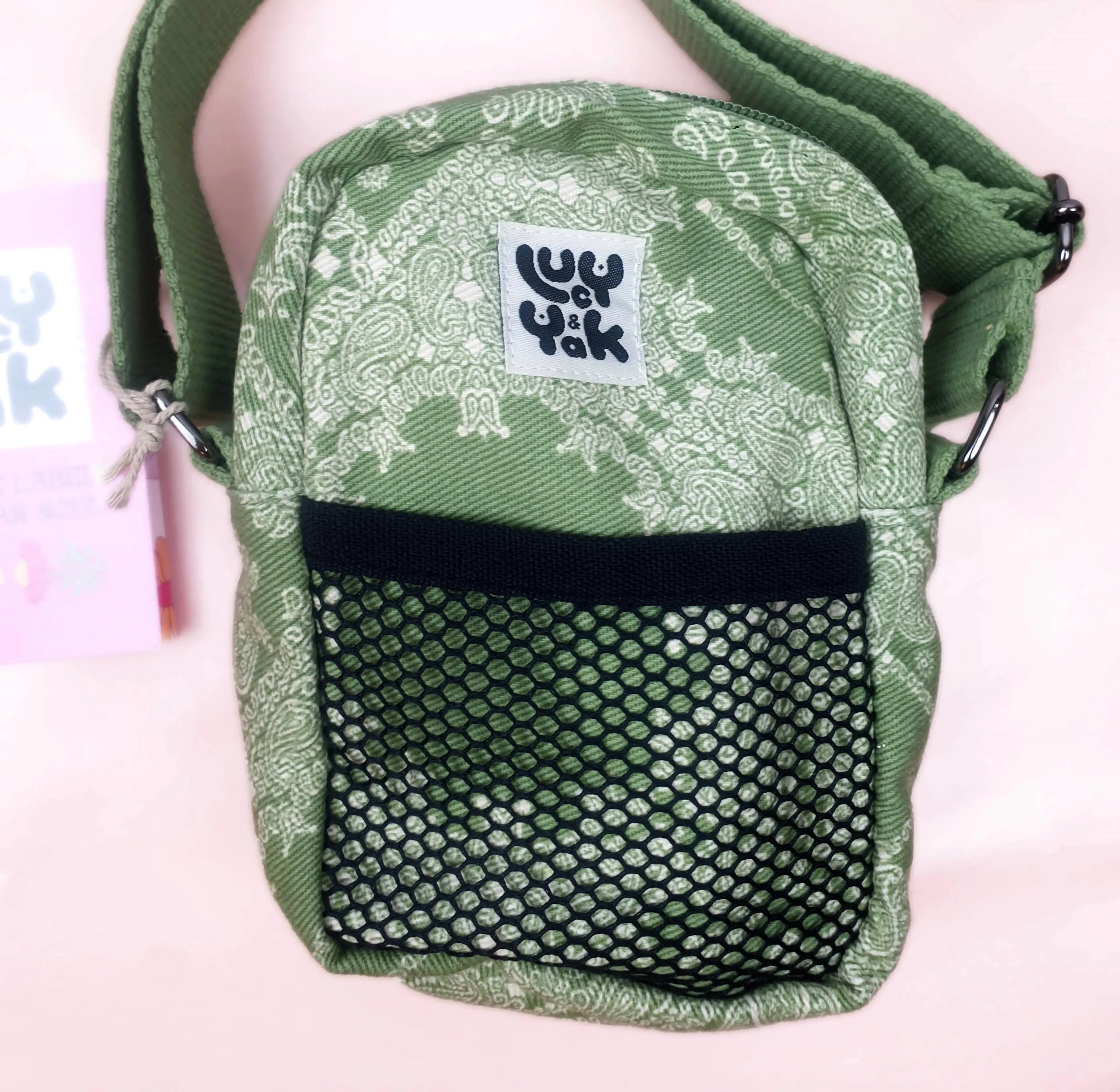 Lucy and Yak green mini bag (as new with tags)