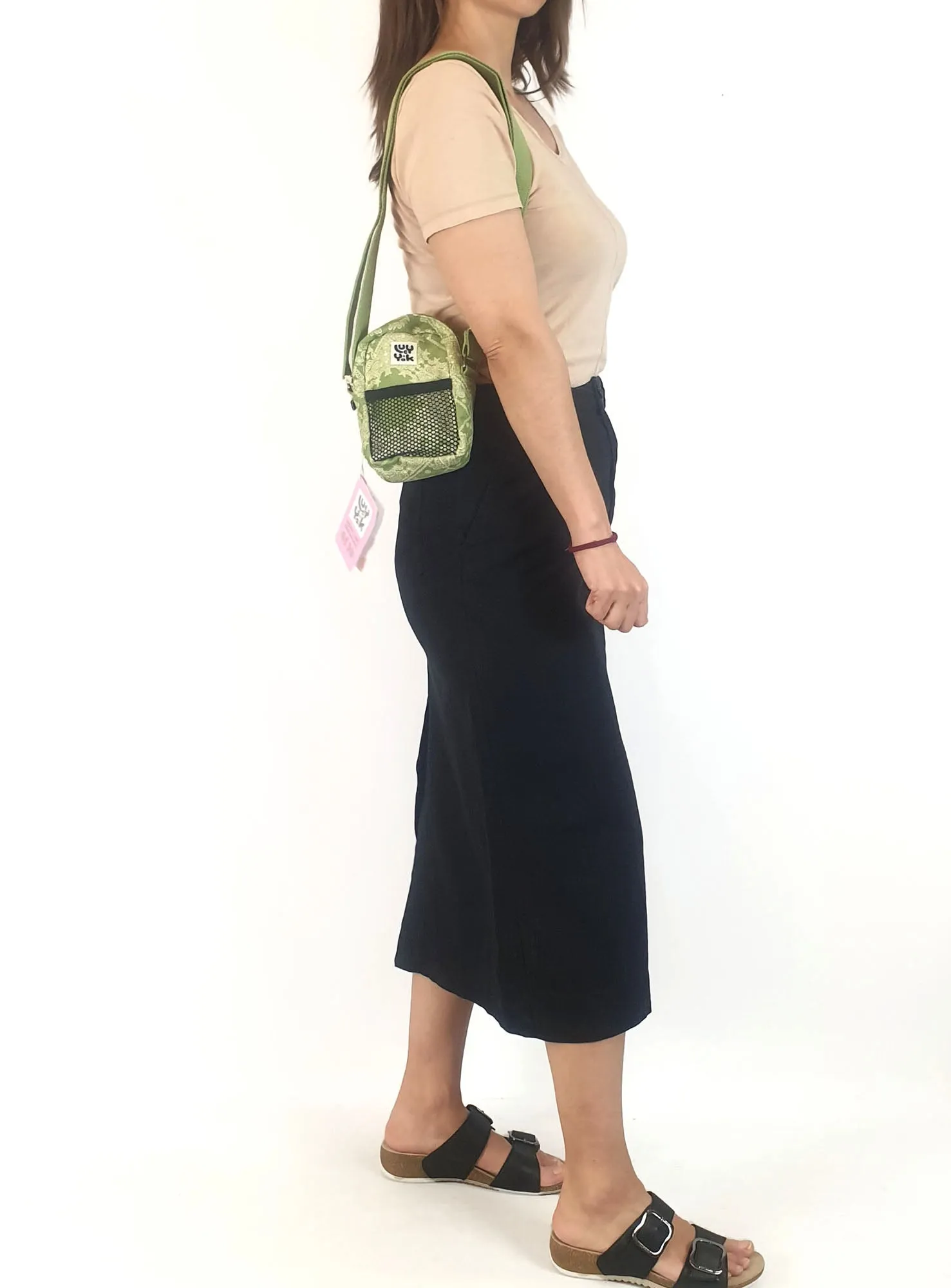 Lucy and Yak green mini bag (as new with tags)
