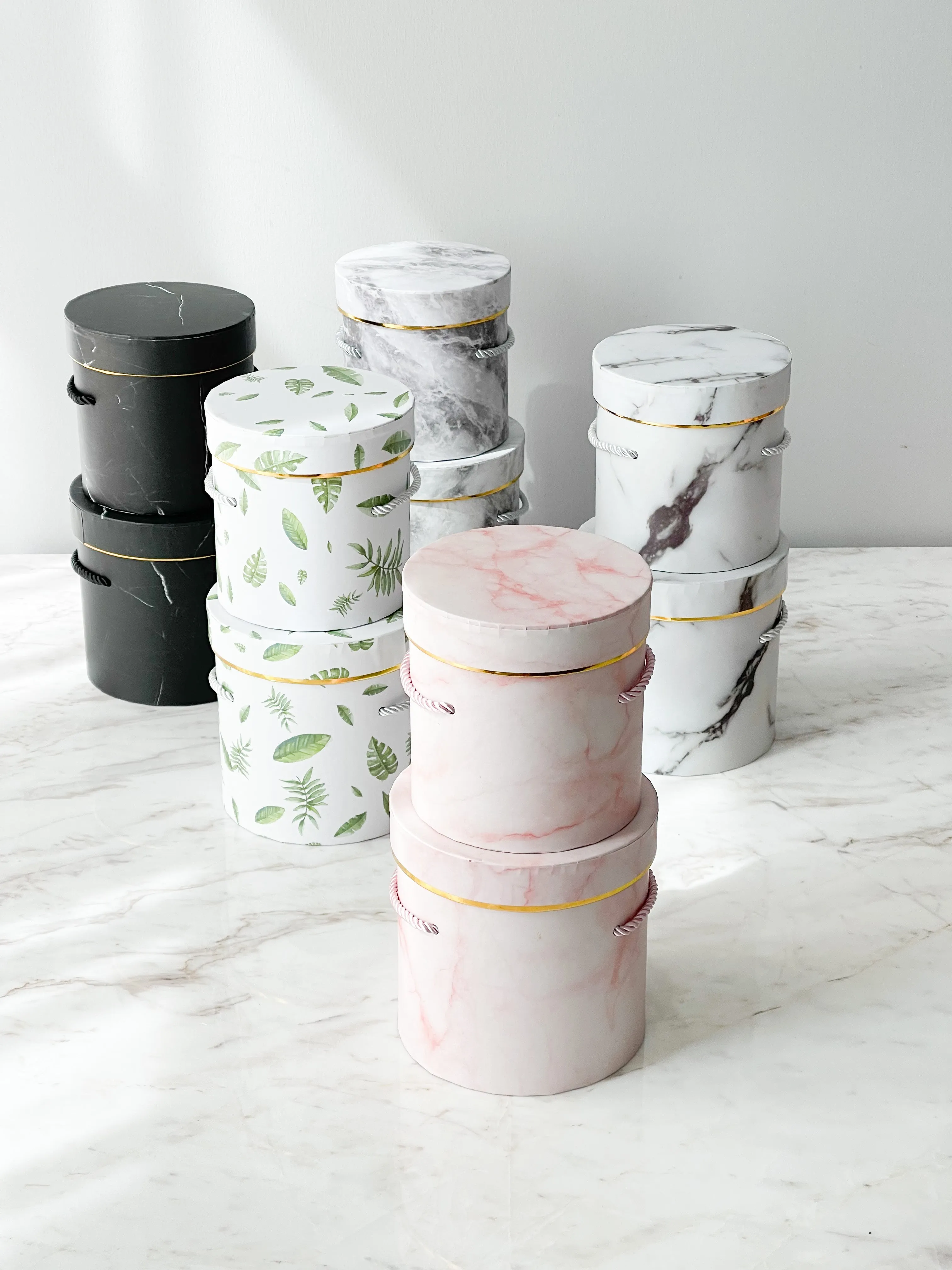 Luxury Marble flower Box in different size and color