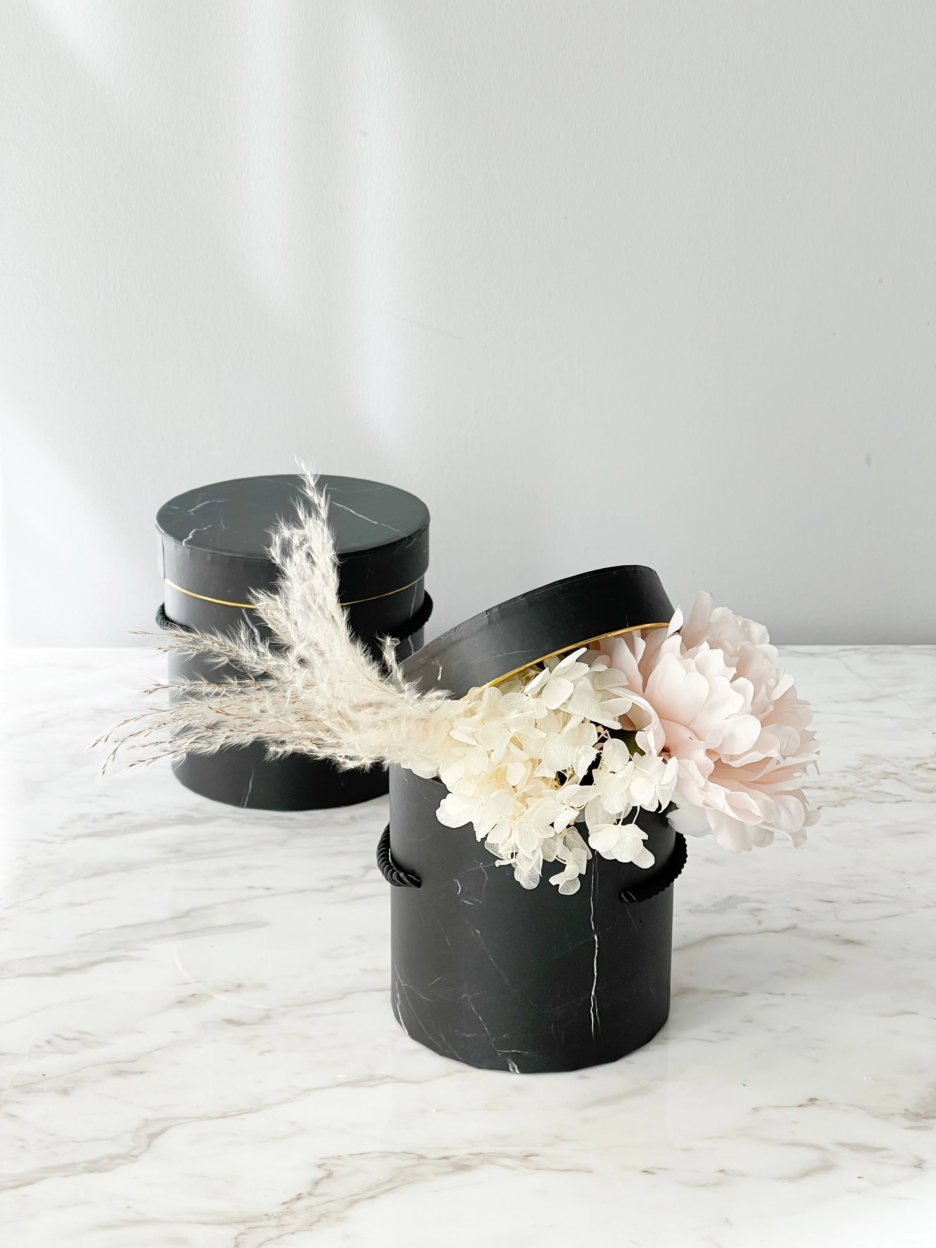 Luxury Marble flower Box in different size and color