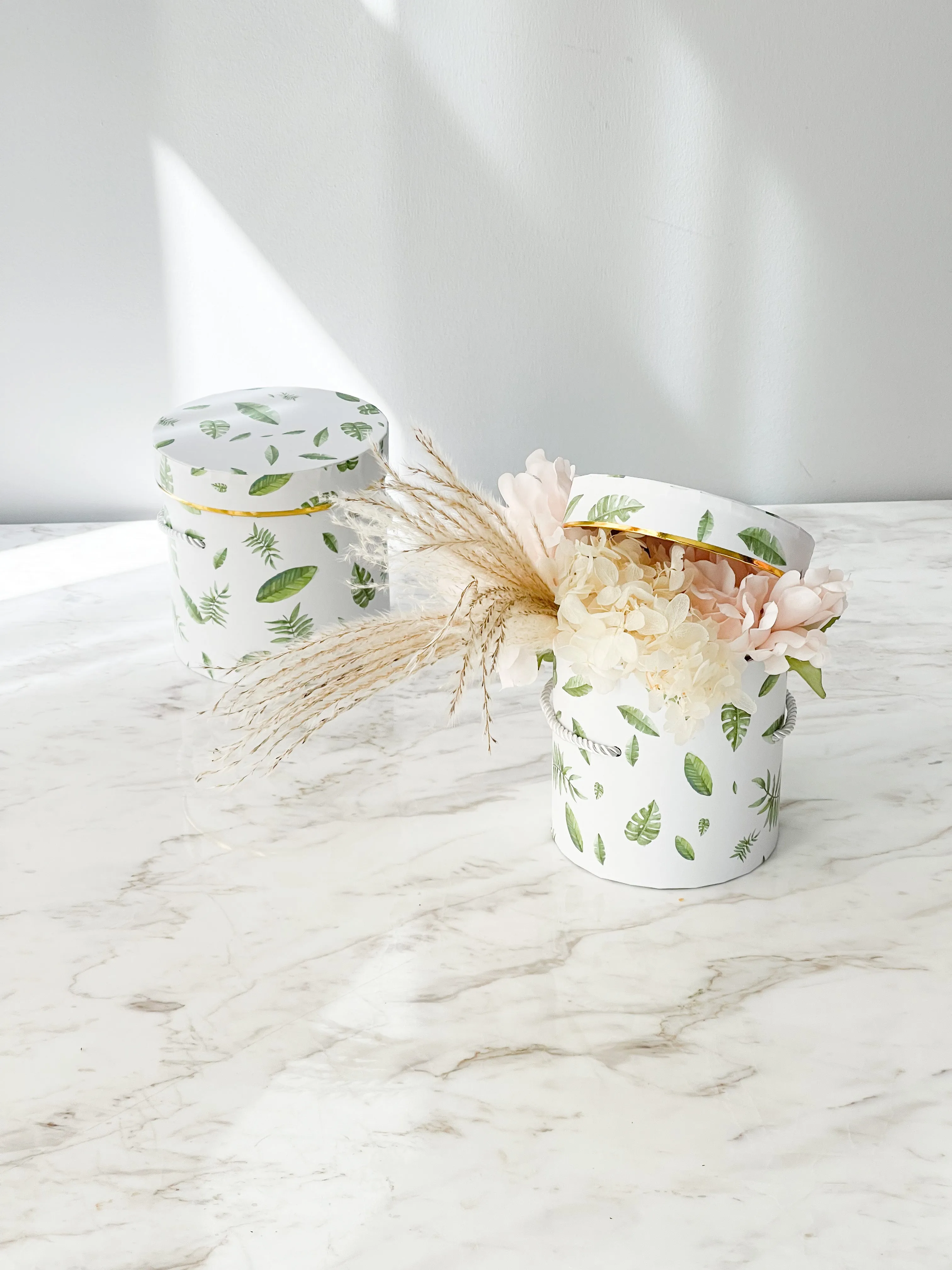 Luxury Marble flower Box in different size and color