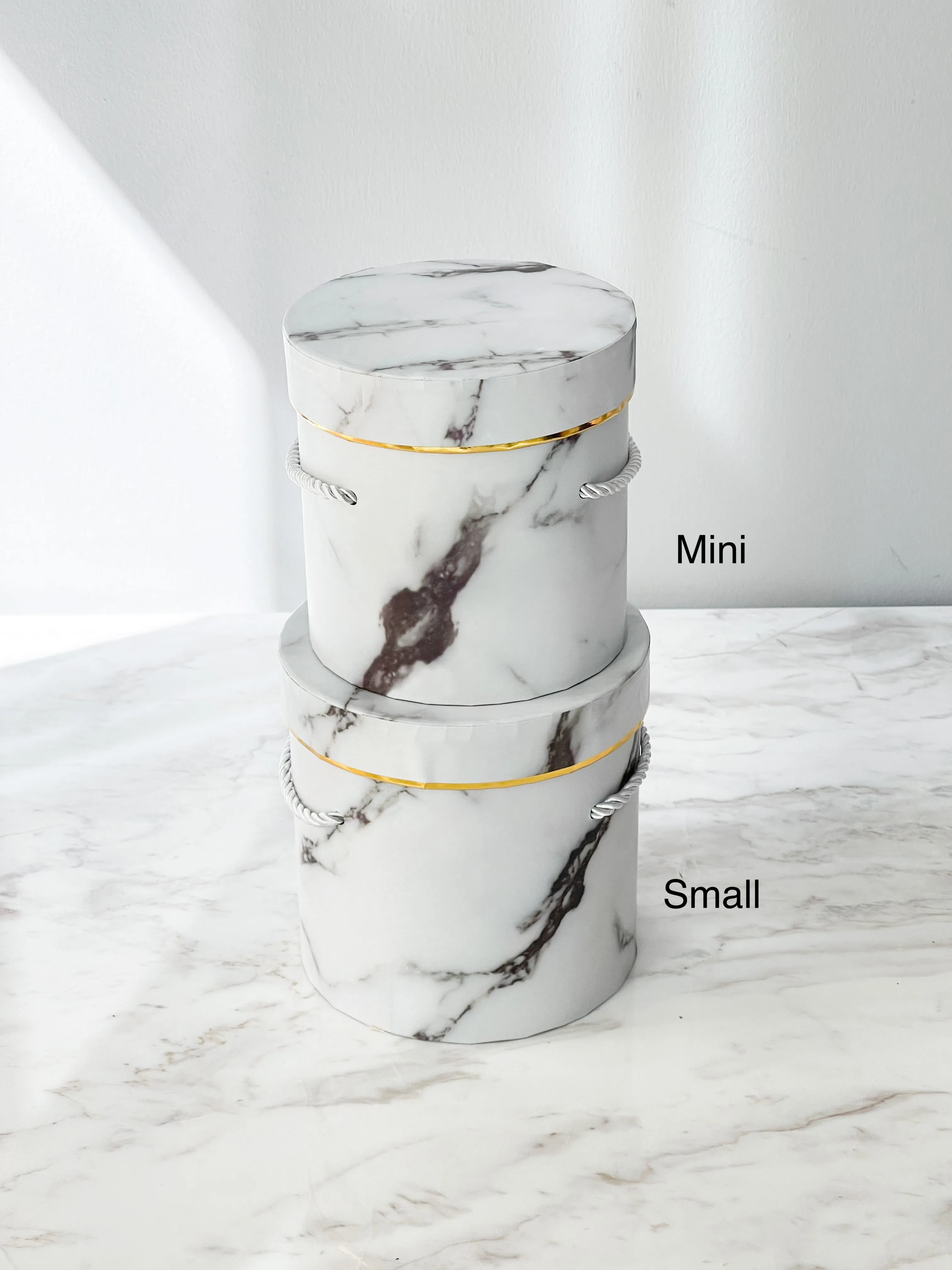 Luxury Marble flower Box in different size and color