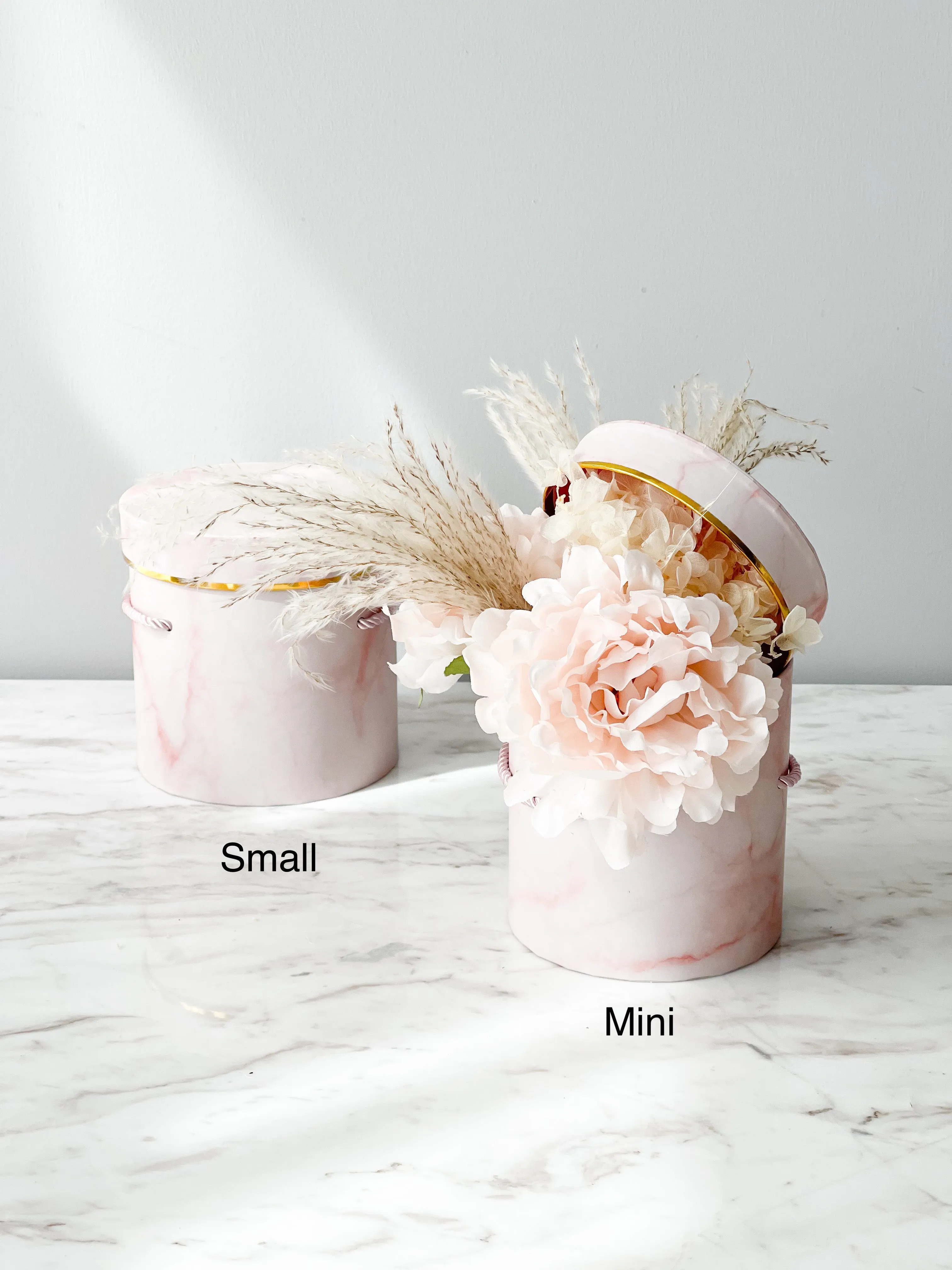 Luxury Marble flower Box in different size and color