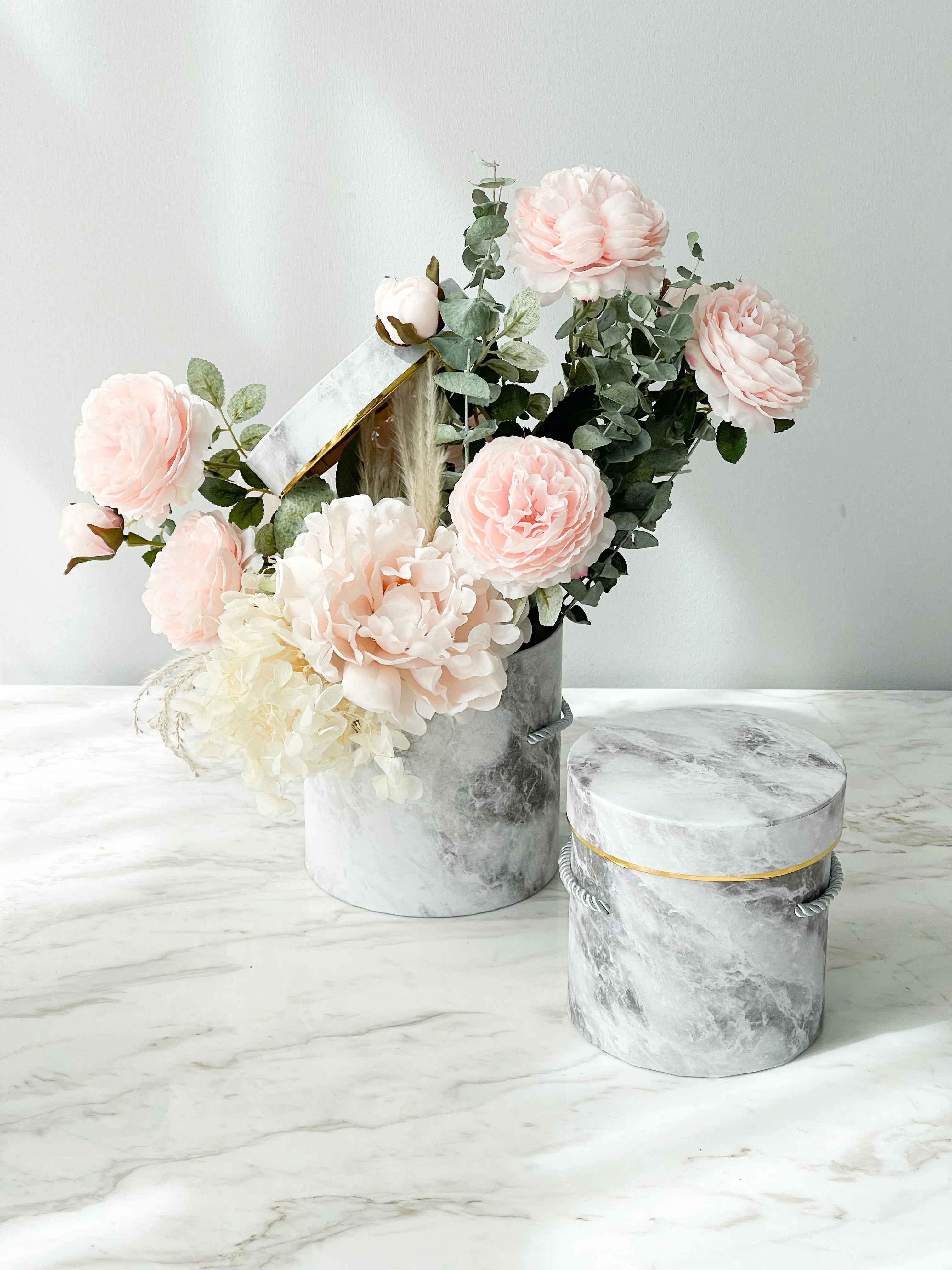 Luxury Marble flower Box in different size and color
