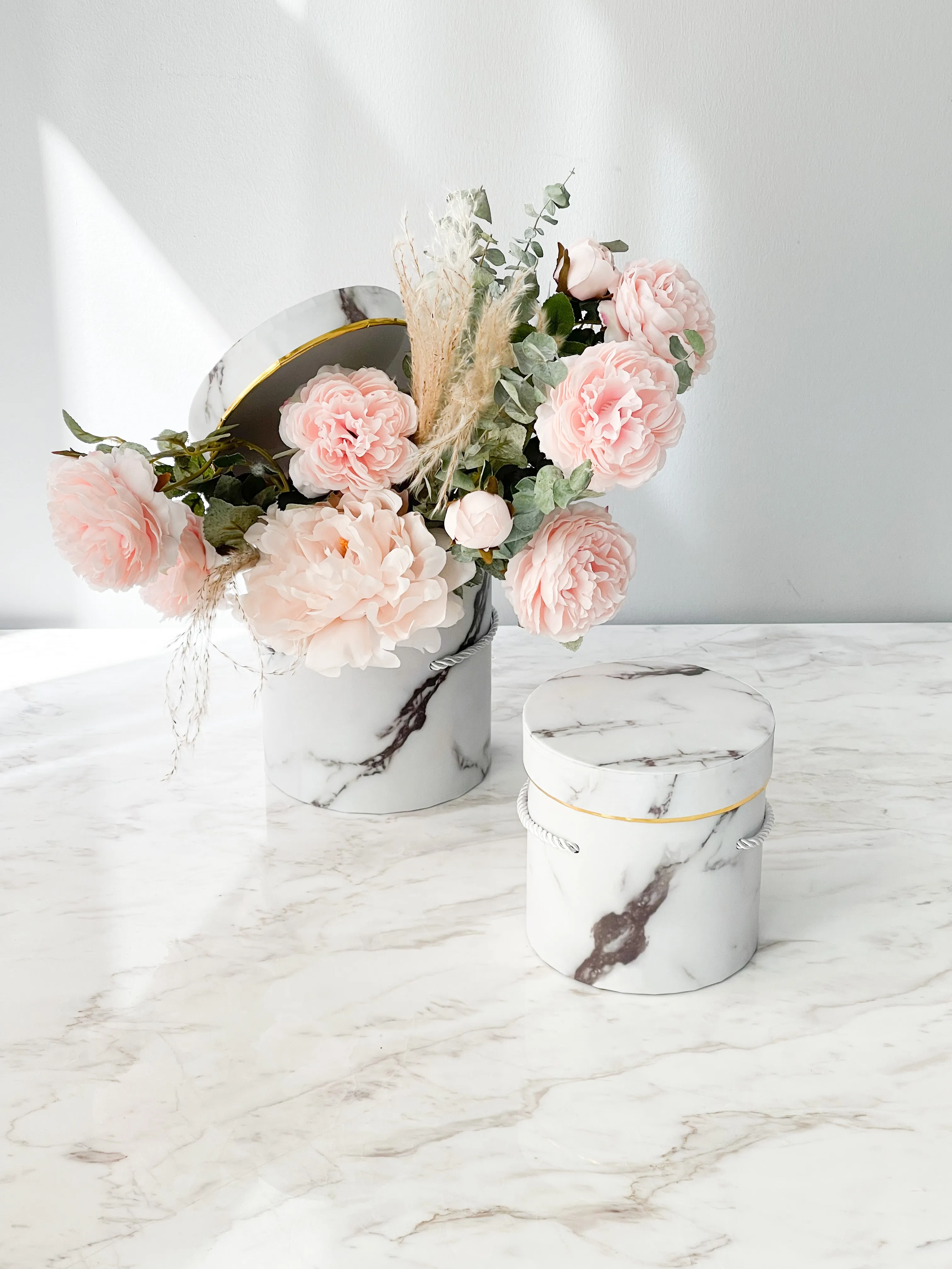 Luxury Marble flower Box in different size and color