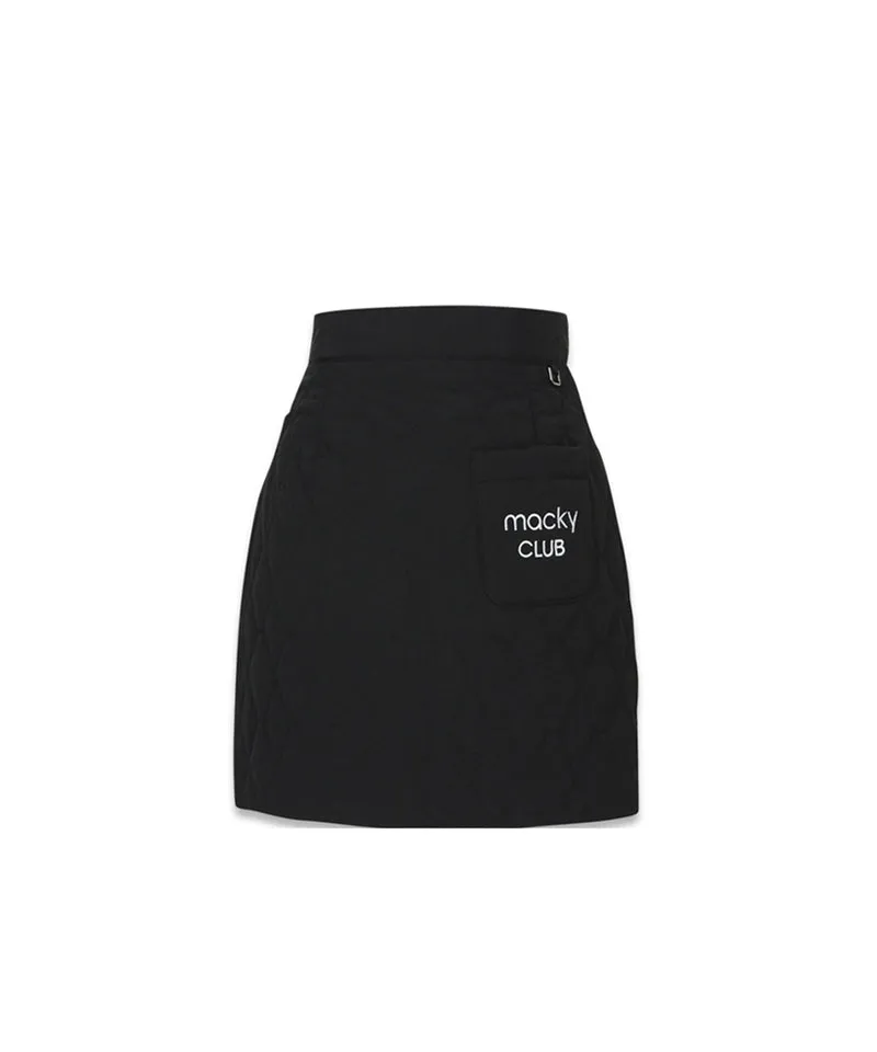 MACKY Golf: Padded Wrap Mini Skirt - Black