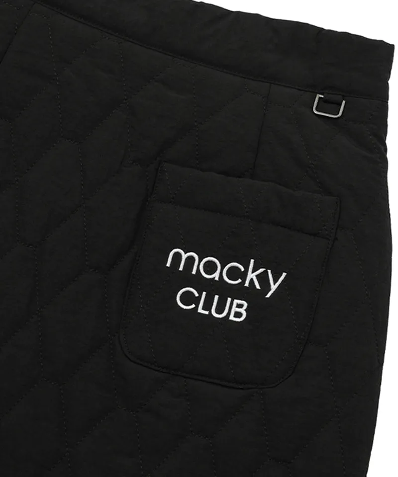MACKY Golf: Padded Wrap Mini Skirt - Black