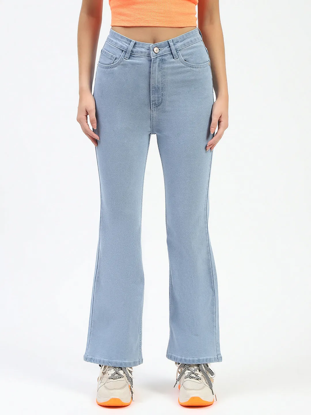 Madame Light Blue Flared Jeans