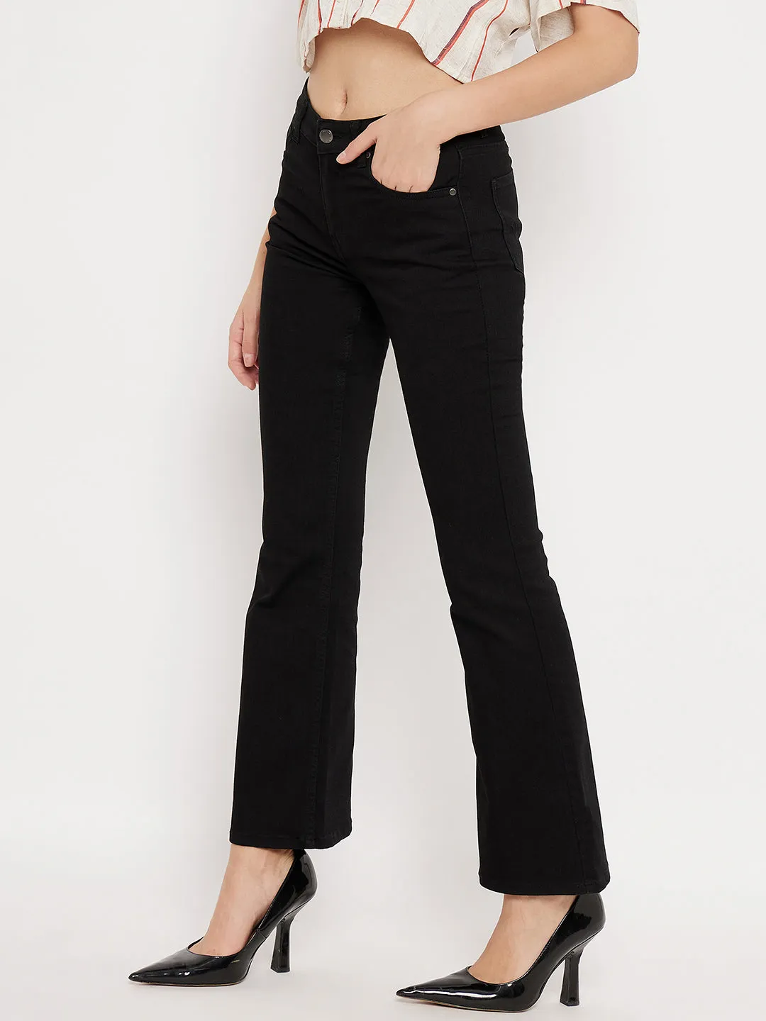 Madame Mid-Rise Flared Jeans