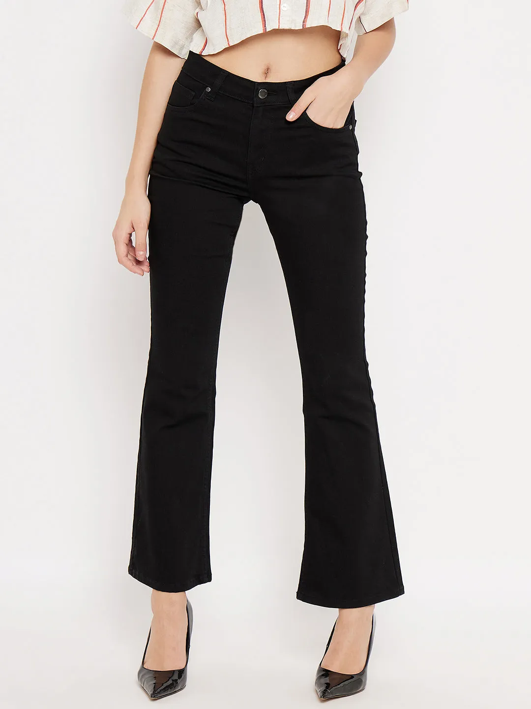 Madame Mid-Rise Flared Jeans