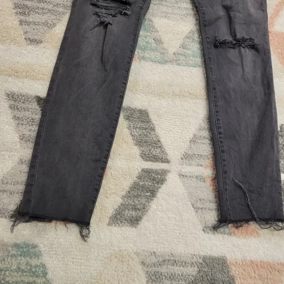 Madewell Curvy High Rise Distressed Skinny Jeans 10 TALL