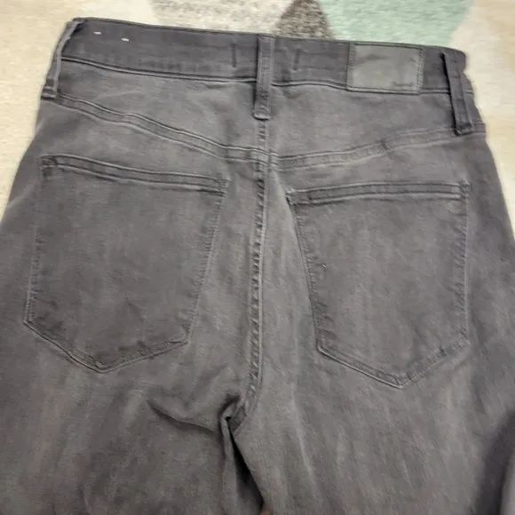 Madewell Curvy High Rise Distressed Skinny Jeans 10 TALL