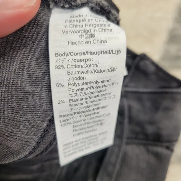 Madewell Curvy High Rise Distressed Skinny Jeans 10 TALL