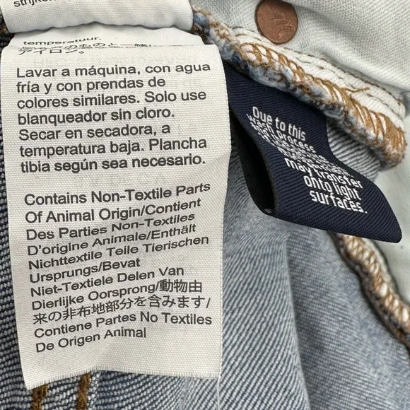 Madewell High Rise Slim Cropped Boyjean Distressed Jeans Womens 36