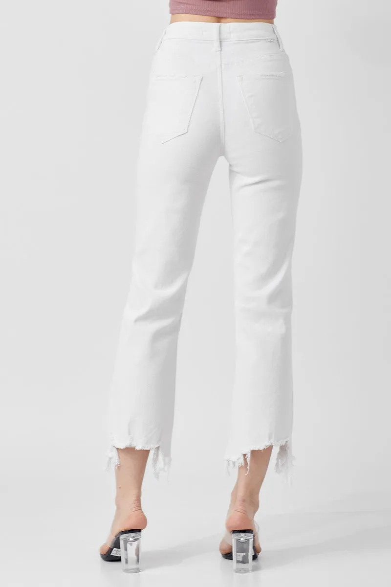 Make Them Yours High Rise Straight Crop Jeans