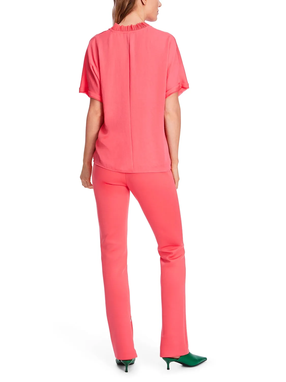 MarcCain Rethink Together short-sleeved blouse XC 51.07 W39