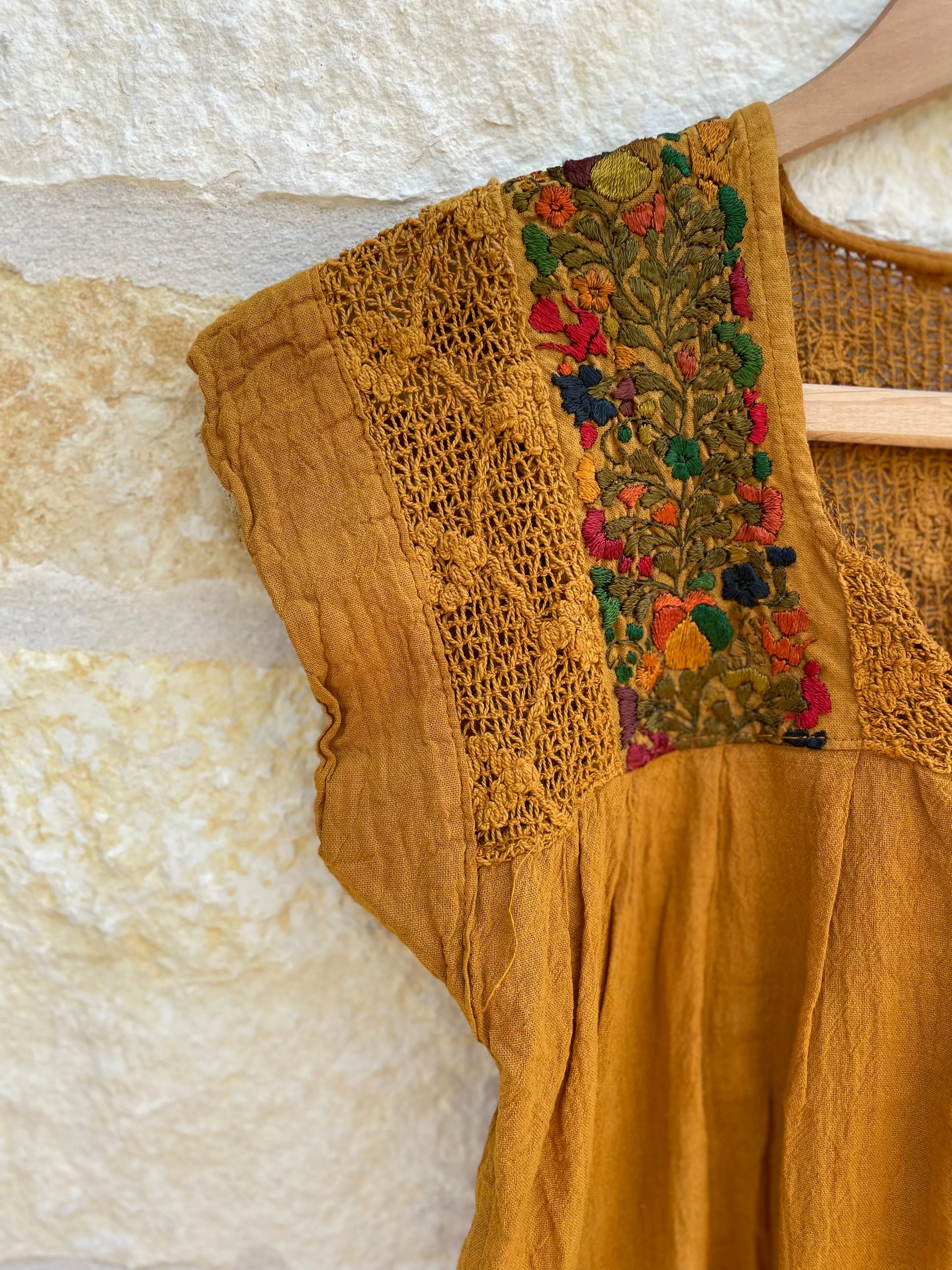 Marigold Short Sleeve Franco Blouse