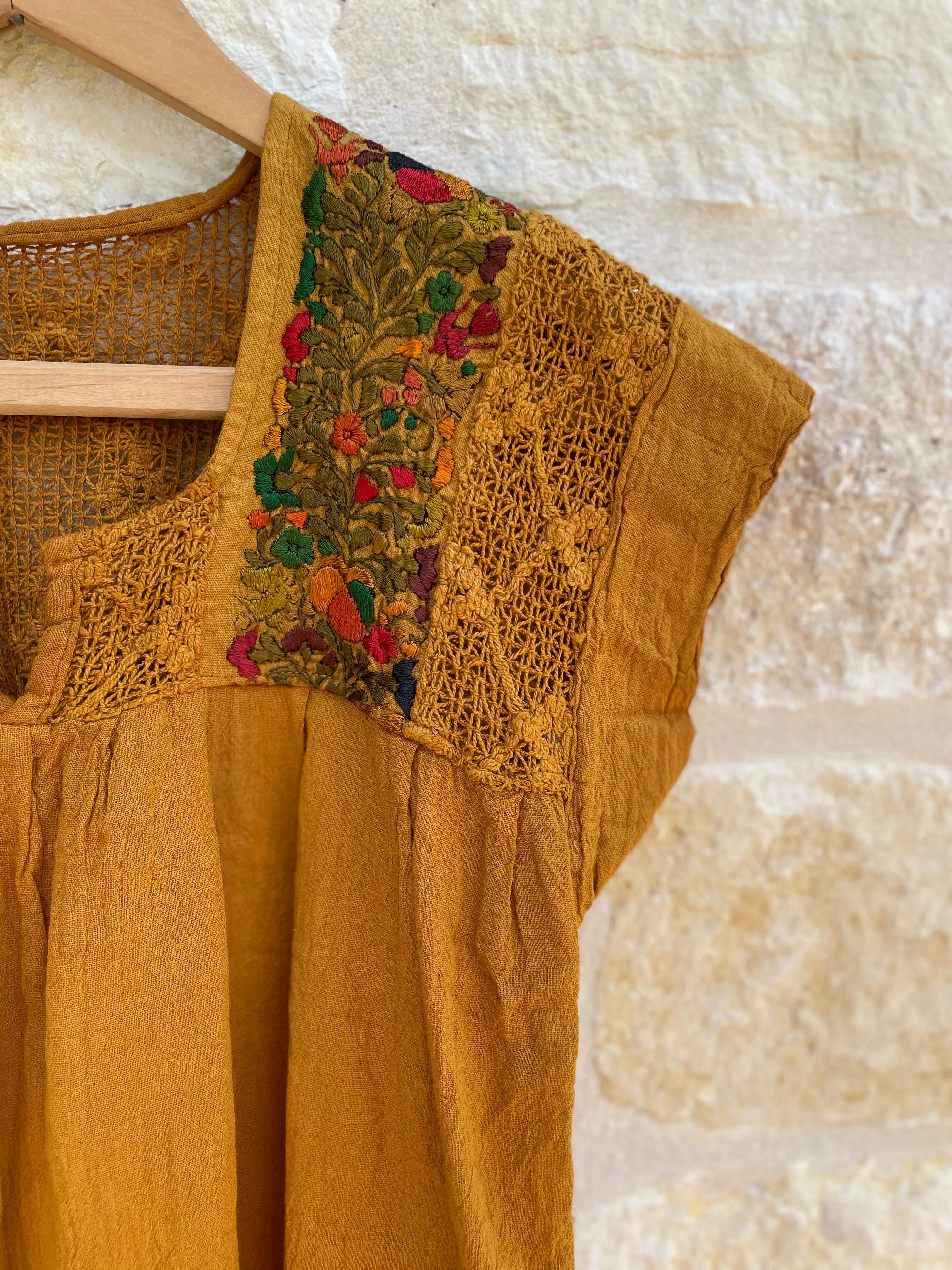 Marigold Short Sleeve Franco Blouse