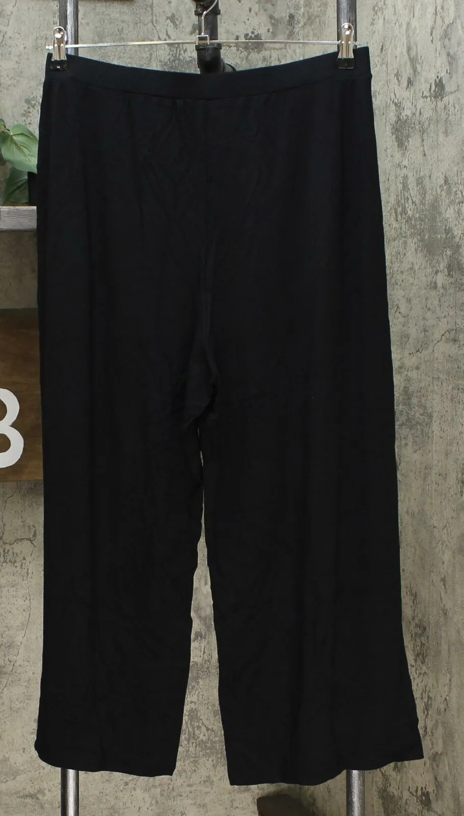 MarlaWynne WynneLayers Women's Pull On Knit Wide Leg Crop Pants