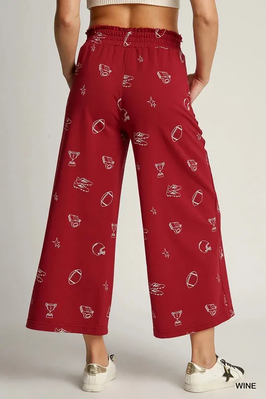Maroon & White Football Set