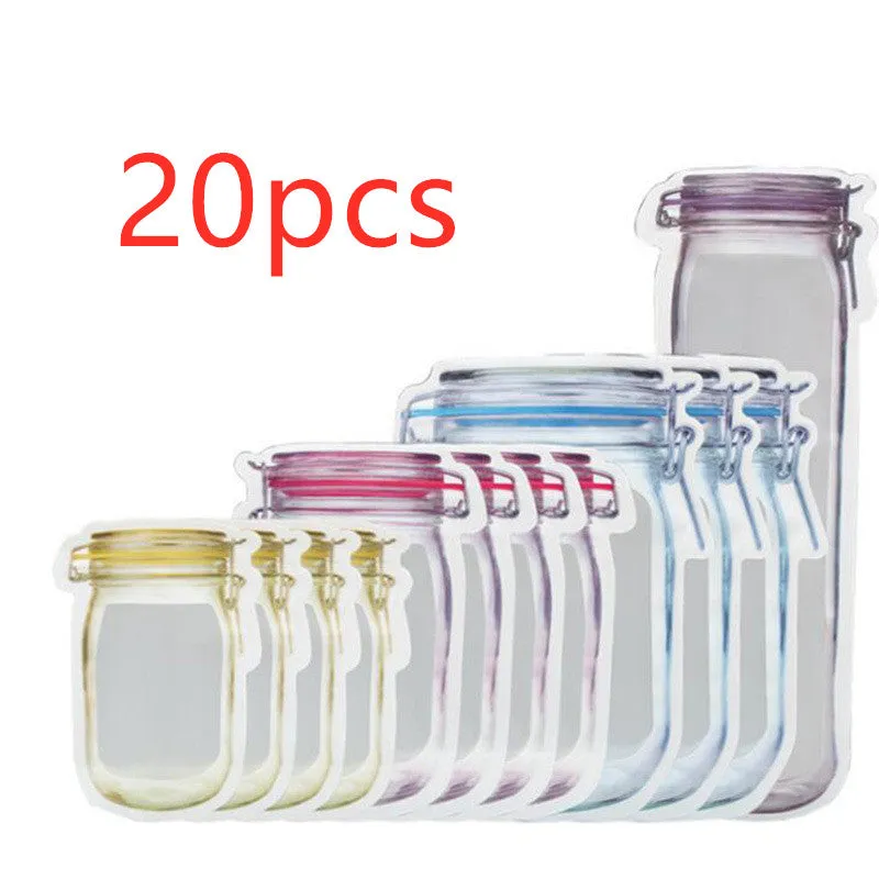 Mason Jar Ziplock Bag