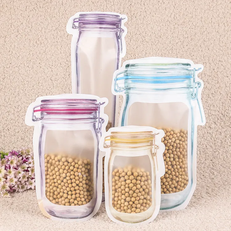 Mason Jar Ziplock Bag