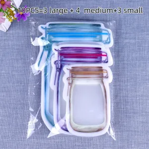Mason Jar Ziplock Bag