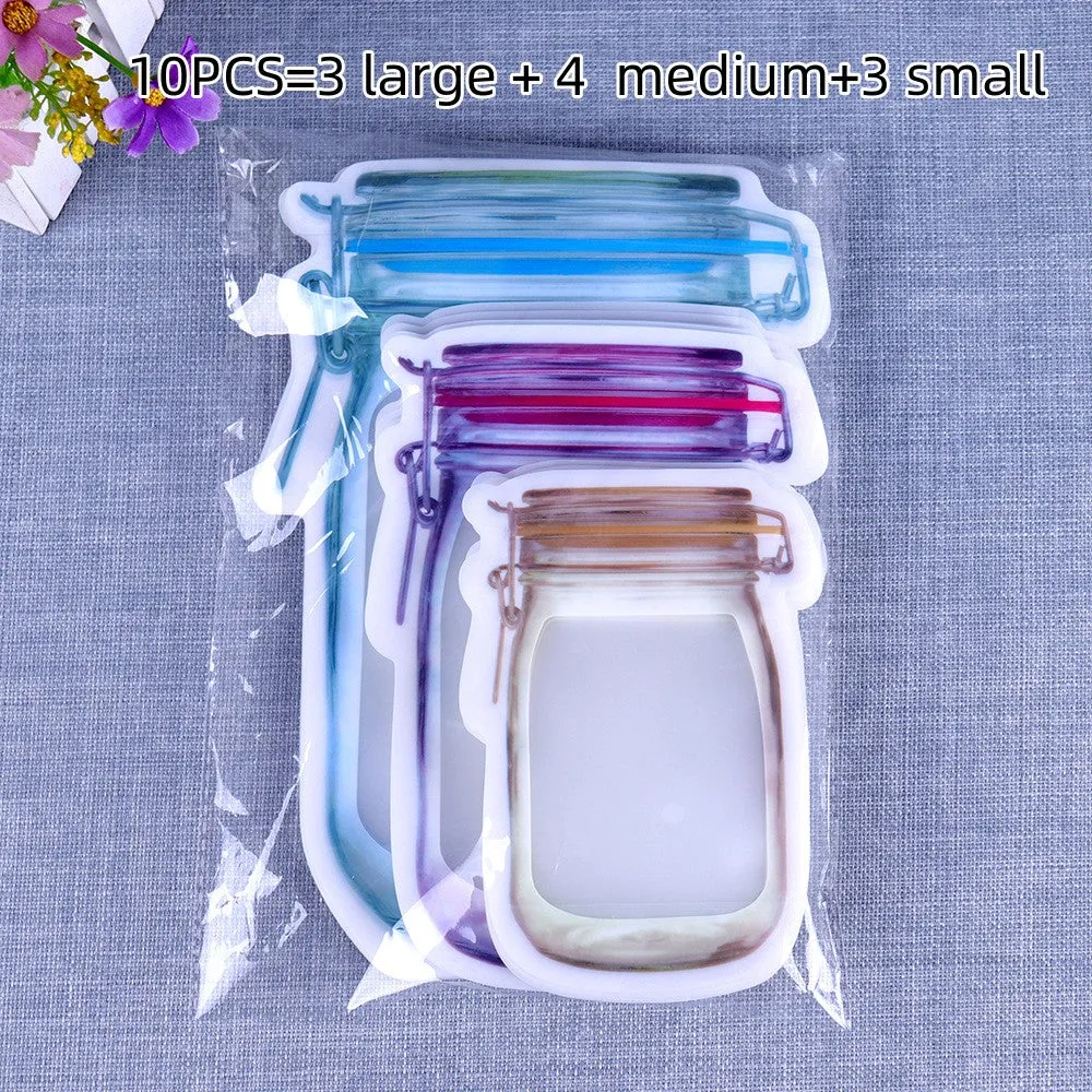 Mason Jar Ziplock Bag