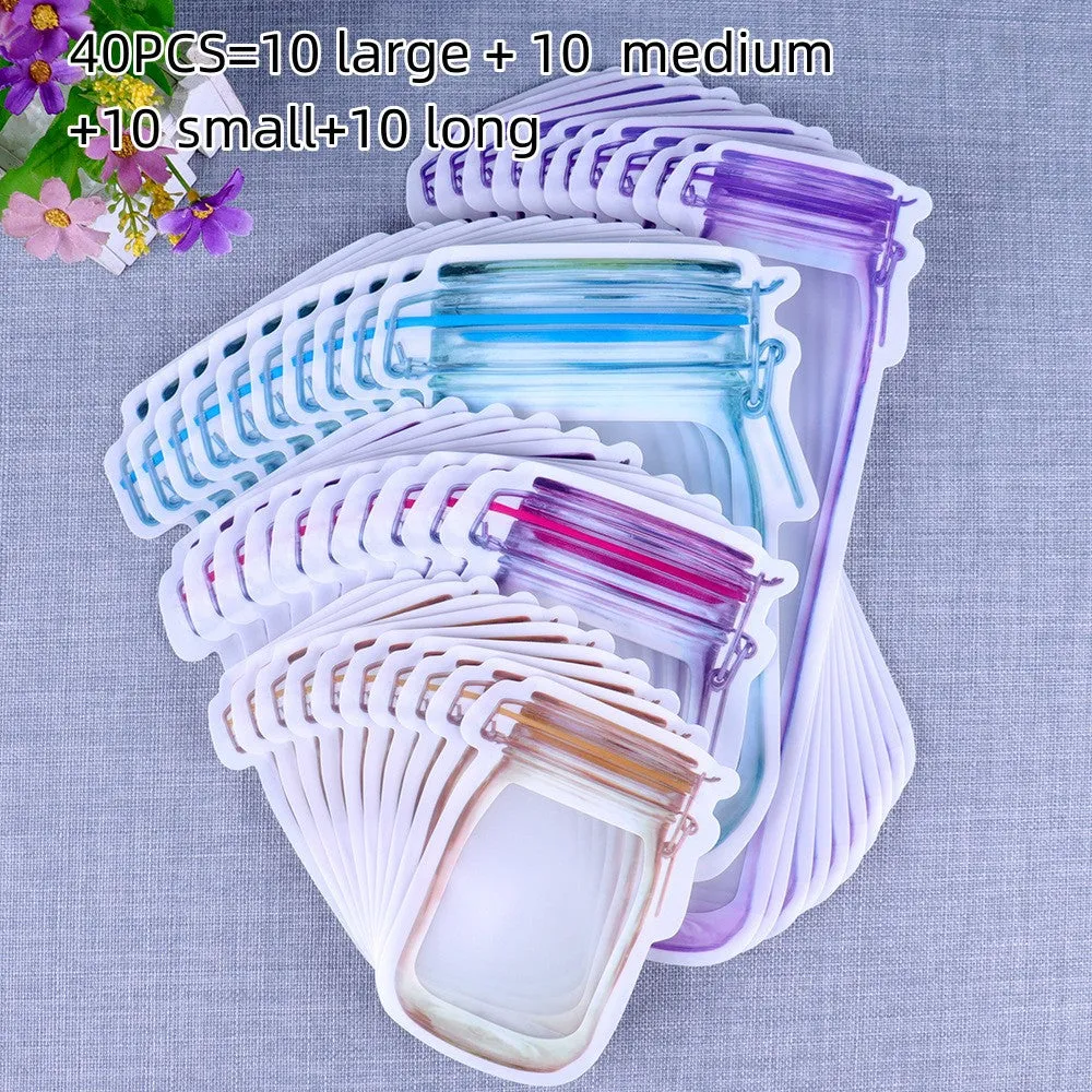 Mason Jar Ziplock Bag