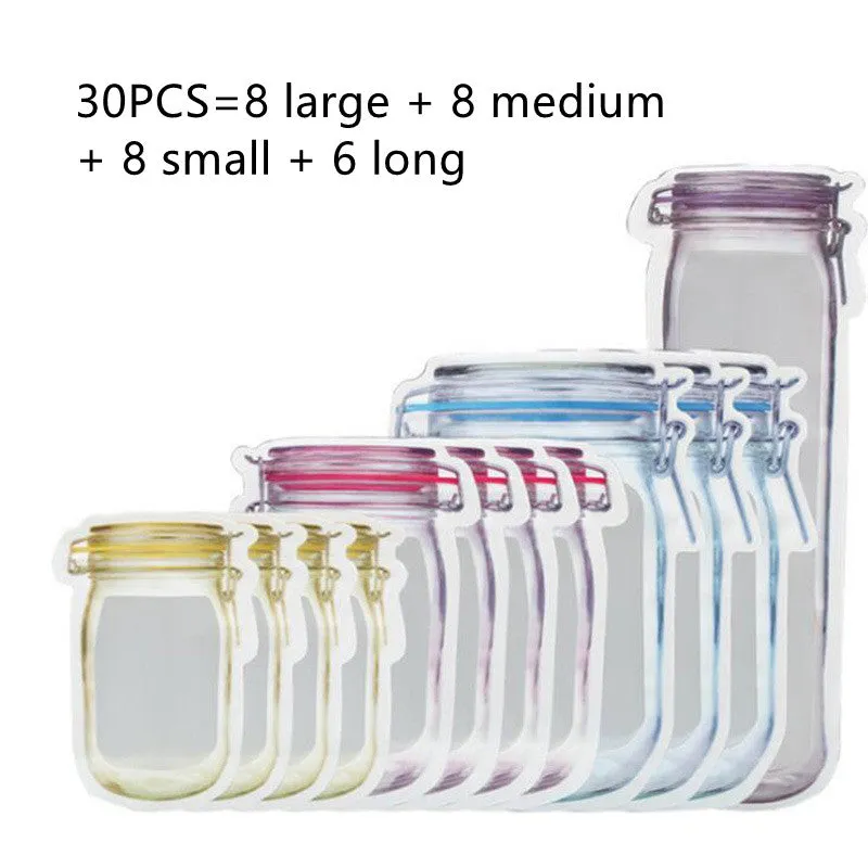 Mason Jar Ziplock Bag