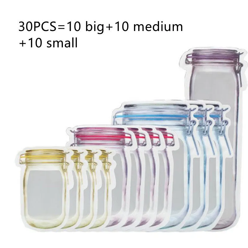 Mason Jar Ziplock Bag