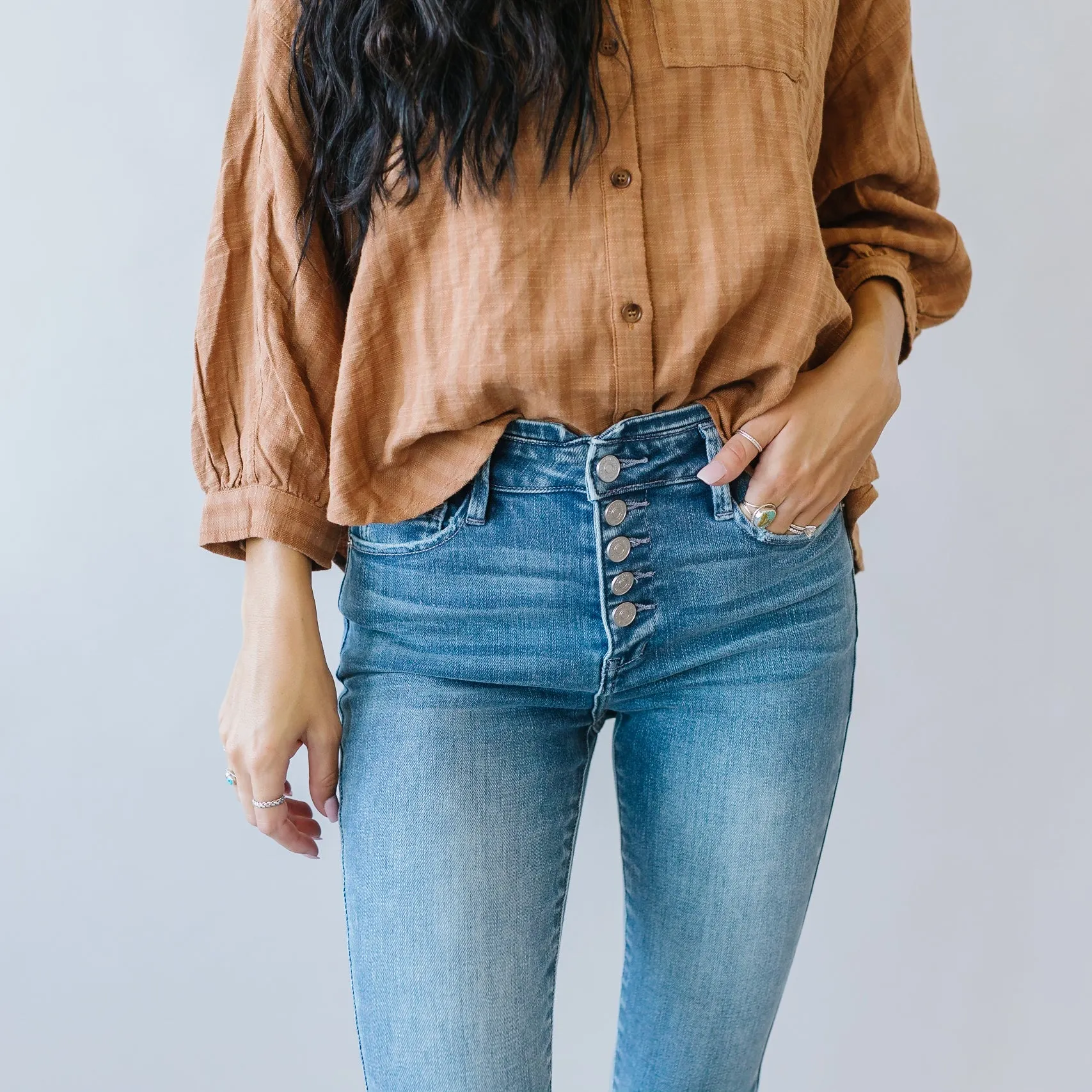 Melbourne High Rise Skinnies by Kancan