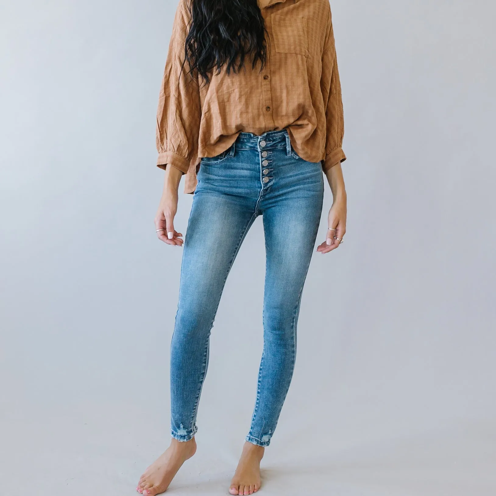 Melbourne High Rise Skinnies by Kancan