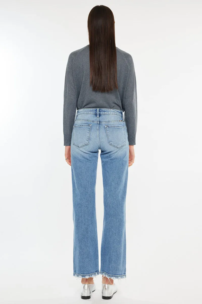 Melissa High Rise Slim Wide Leg Jeans