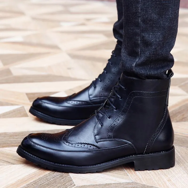 Men's Brogue Ankle Boots